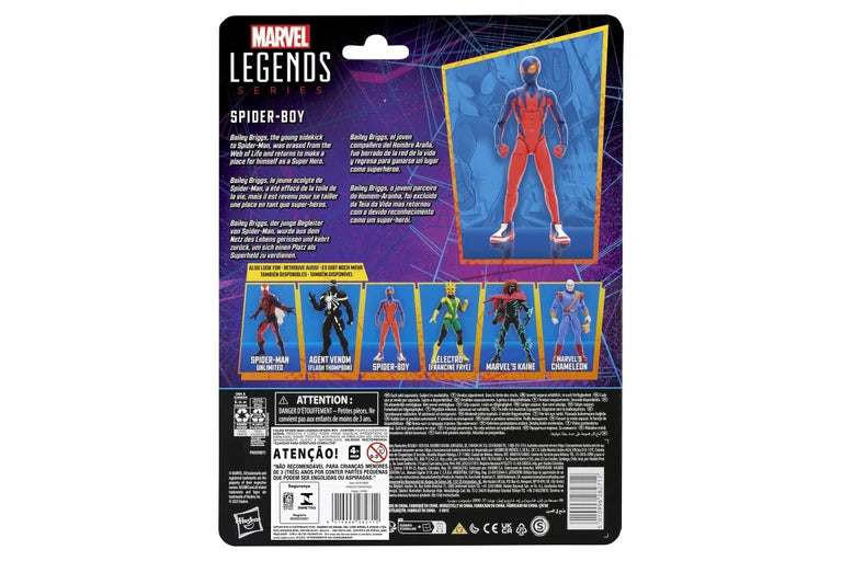 Marvel Legends: Spider-Boy - 6" Retro Figure - HobbiXchange
