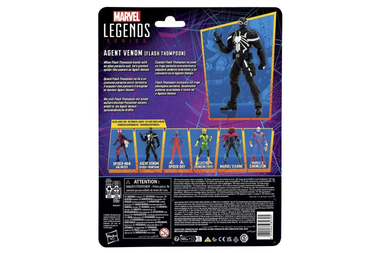 Marvel Legends: Agent Venom - 6" Retro Figure - HobbiXchange