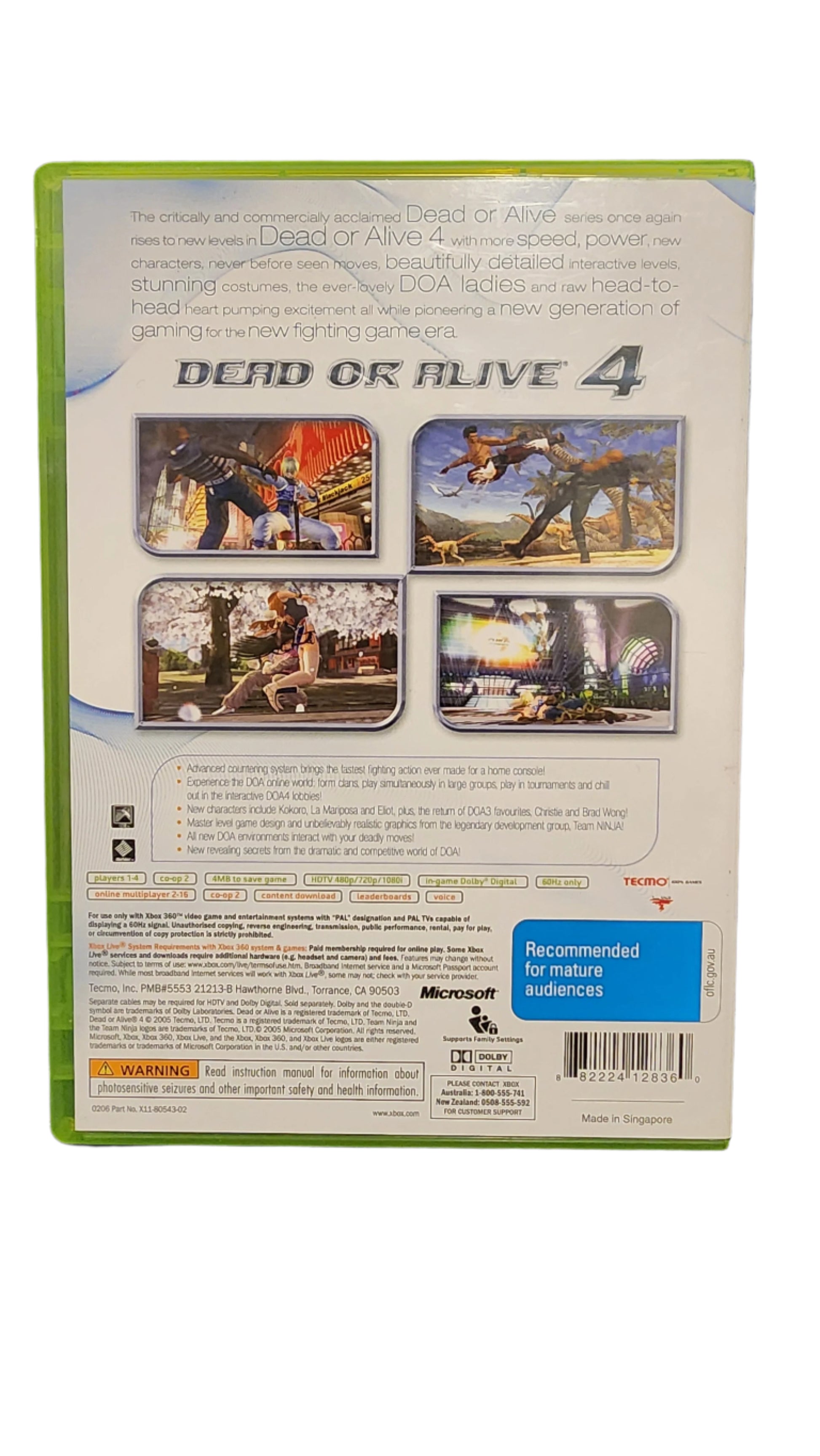 Dead or Alive 4 – Video Games – HobbiXchange Christchurch NZ