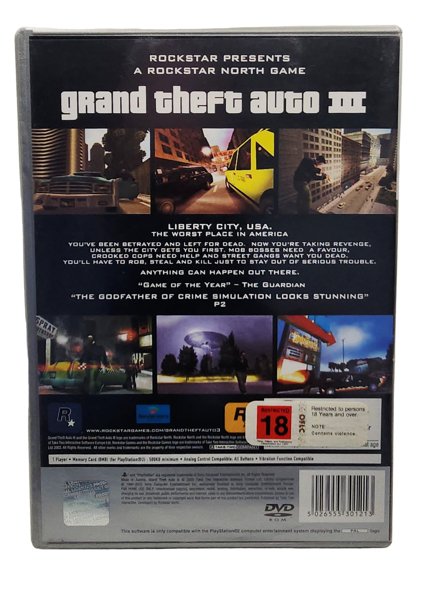 Grand Theft Auto III – PlayStation 2 (PS2 Game)