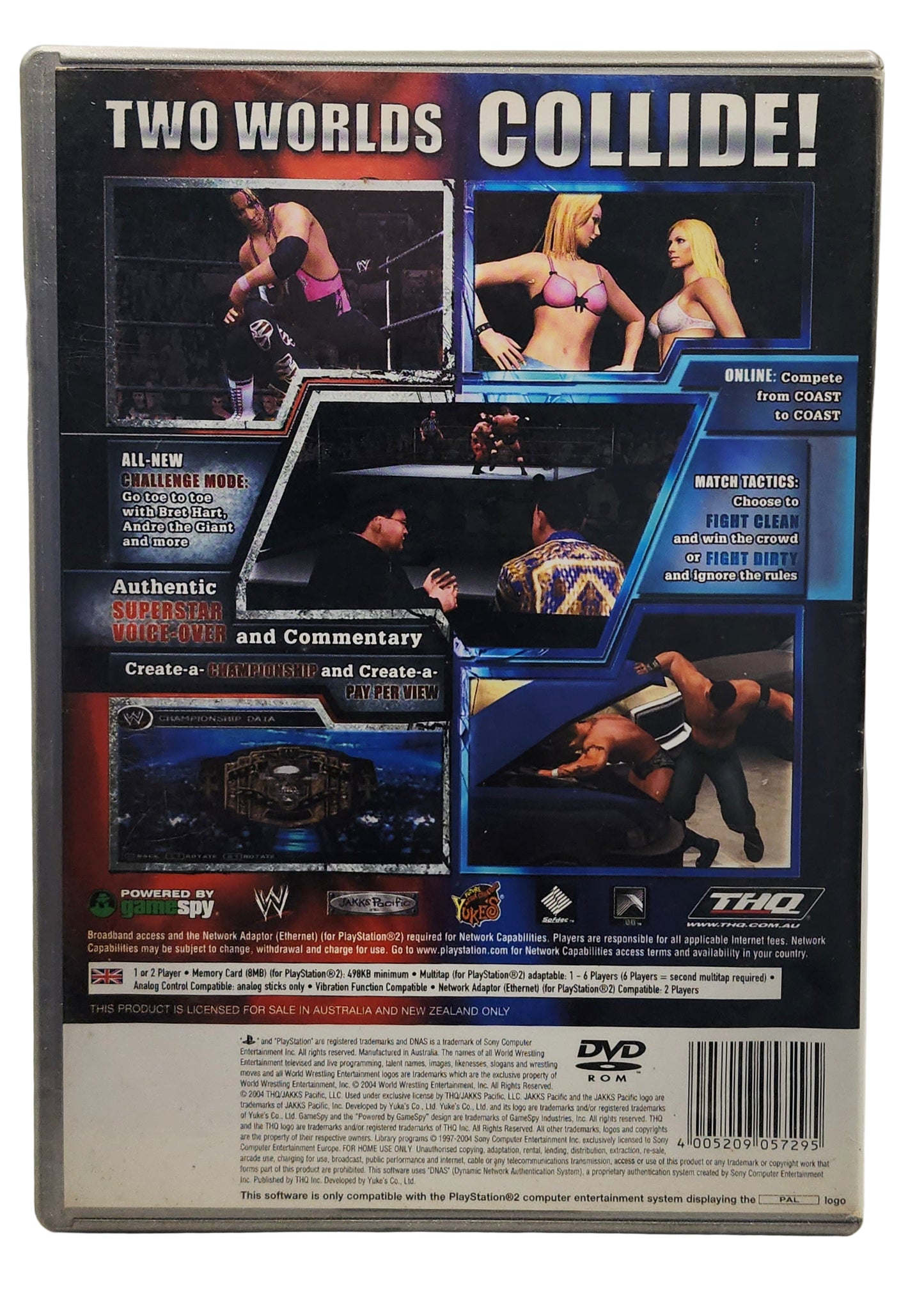 WWE SmackDown! vs. Raw – PlayStation 2 (PS2 Game)