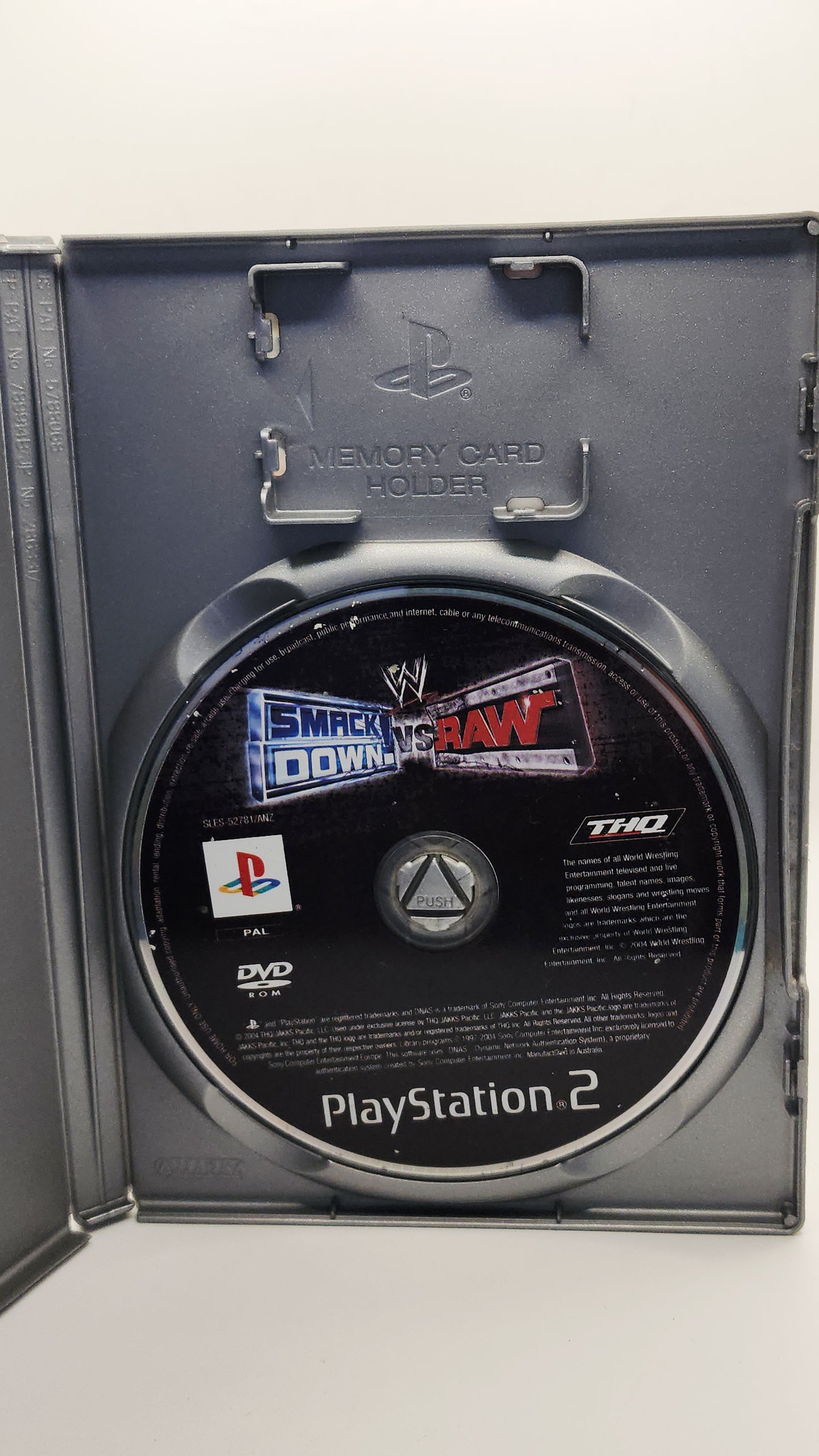 WWE SmackDown! vs. Raw – PlayStation 2 (PS2 Game)