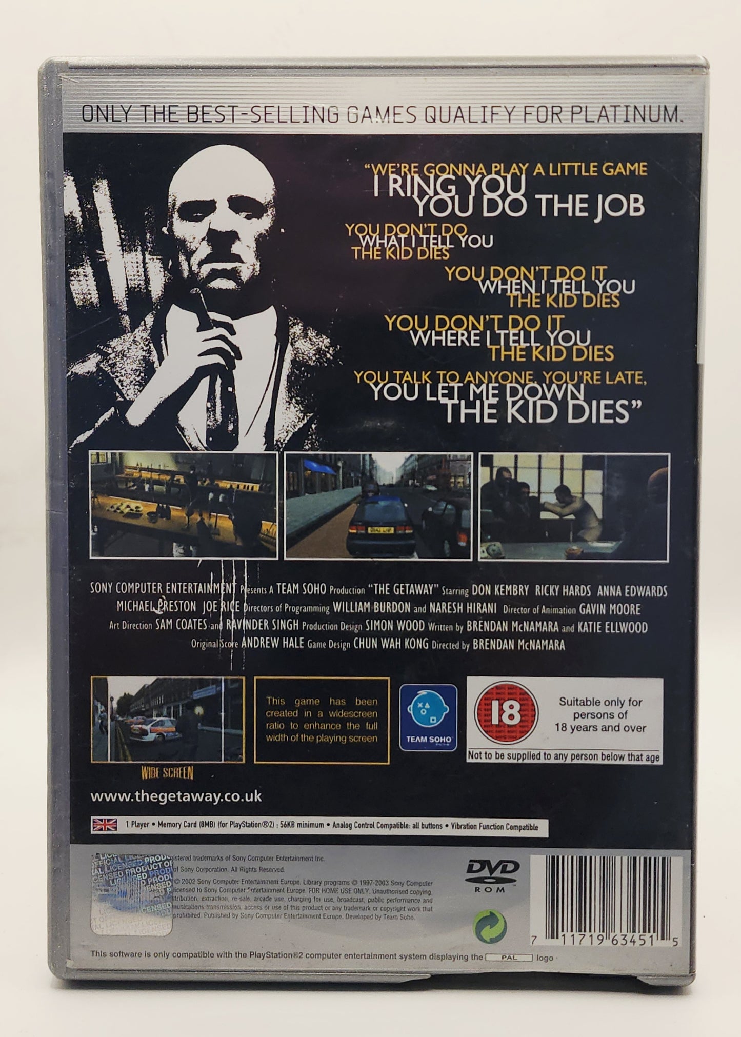 The Getaway – PlayStation 2 (PS2 Game)