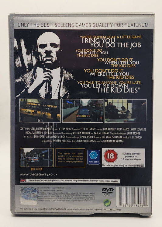 The Getaway – PlayStation 2 (PS2 Game) - HobbiXchange