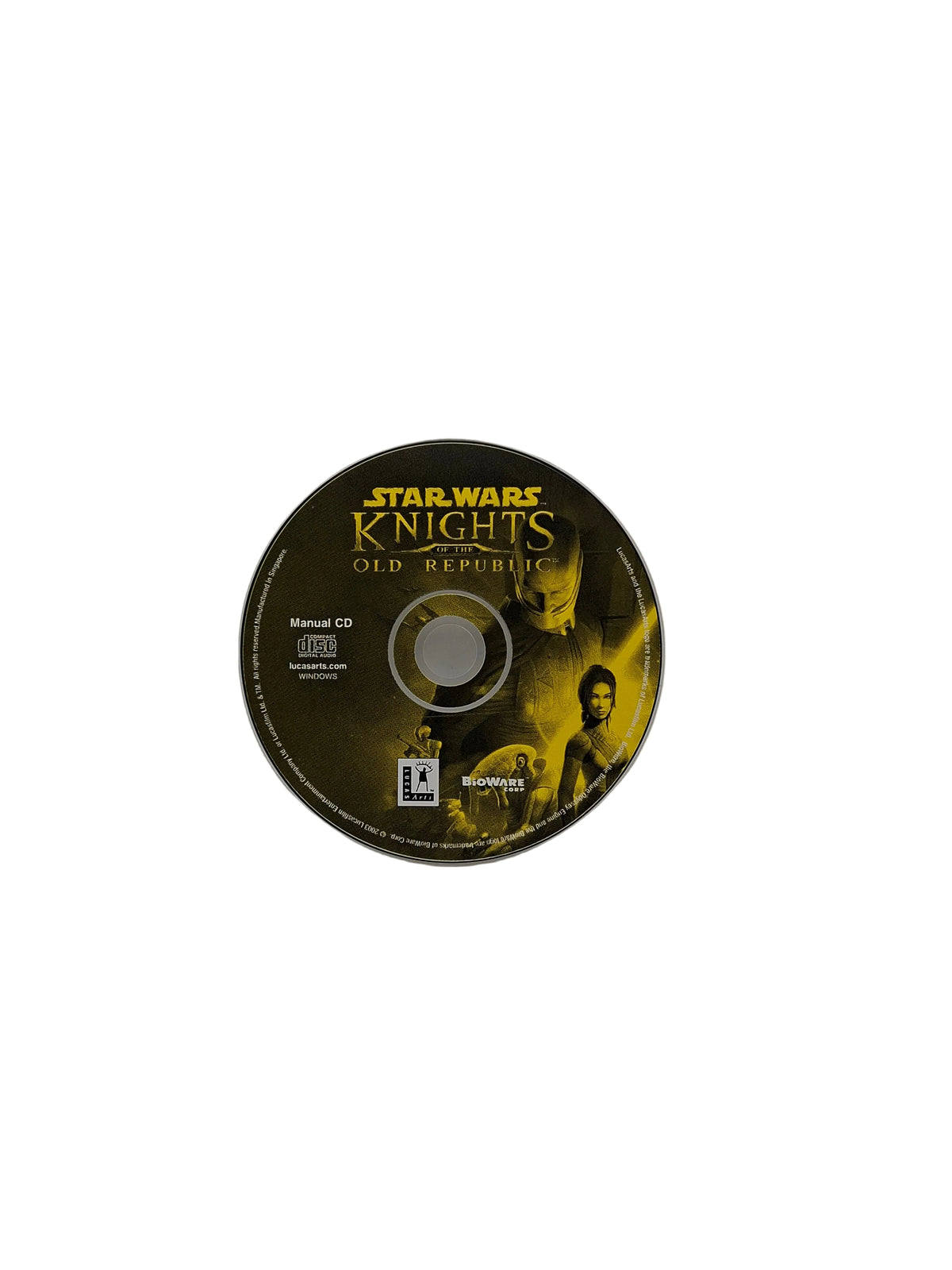 Star Wars Knights of The Old Republic - PC Manual CD