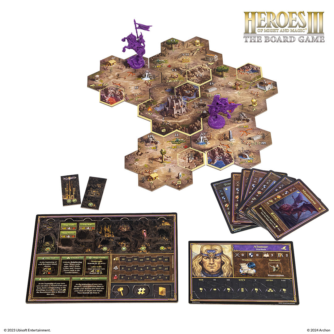 Heroes Of Might & Magic III: The Board Game: Core Game – Board Games – HobbiXchange Christchurch NZ
