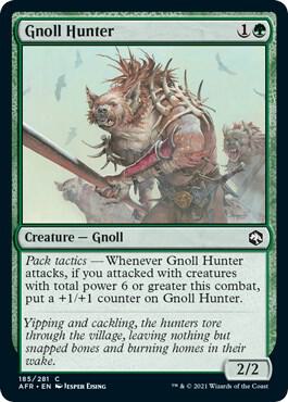 Magic the Gathering Gnoll Hunter - HobbiXchange