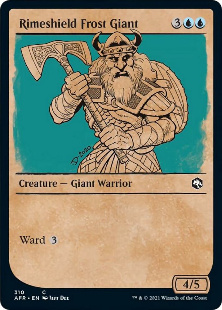 Magic the Gathering Rimeshield Frost Giant - HobbiXchange