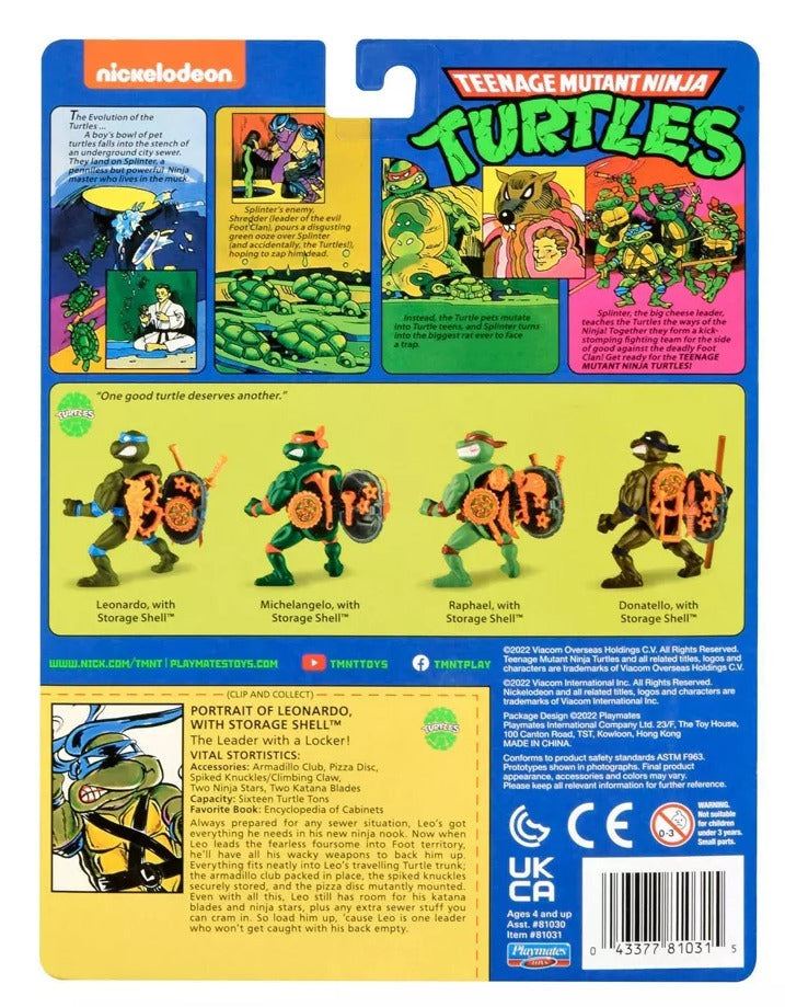 Leonardo with Storage Shell - Classic Figure – – HobbiXchange Christchurch NZ