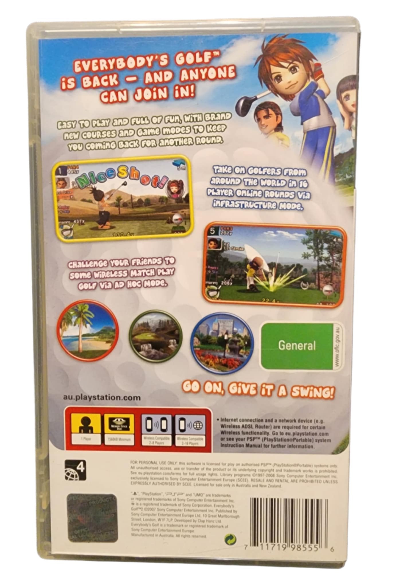 Everybody's Golf 2 – Video Games – HobbiXchange Christchurch NZ
