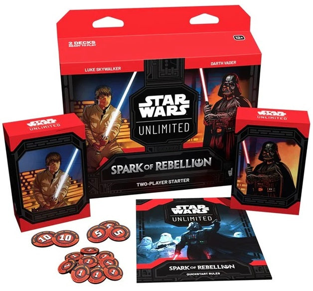Star Wars Unlimited - Spark of Rebellion Two-Player Starter – Trading Cards – HobbiXchange Christchurch NZ