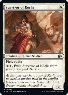 Magic the Gathering Survivor of Korlis - HobbiXchange