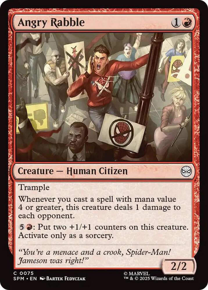 Magic the Gathering Angry Rabble - HobbiXchange