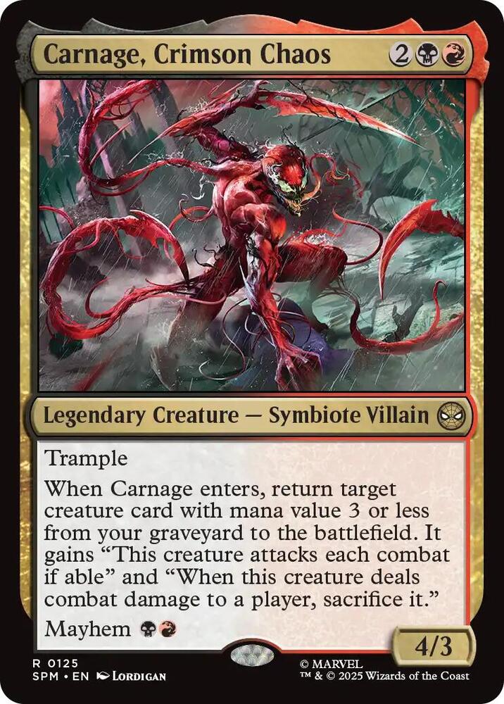 Magic the Gathering carnage, Crimson Chaos - HobbiXchange