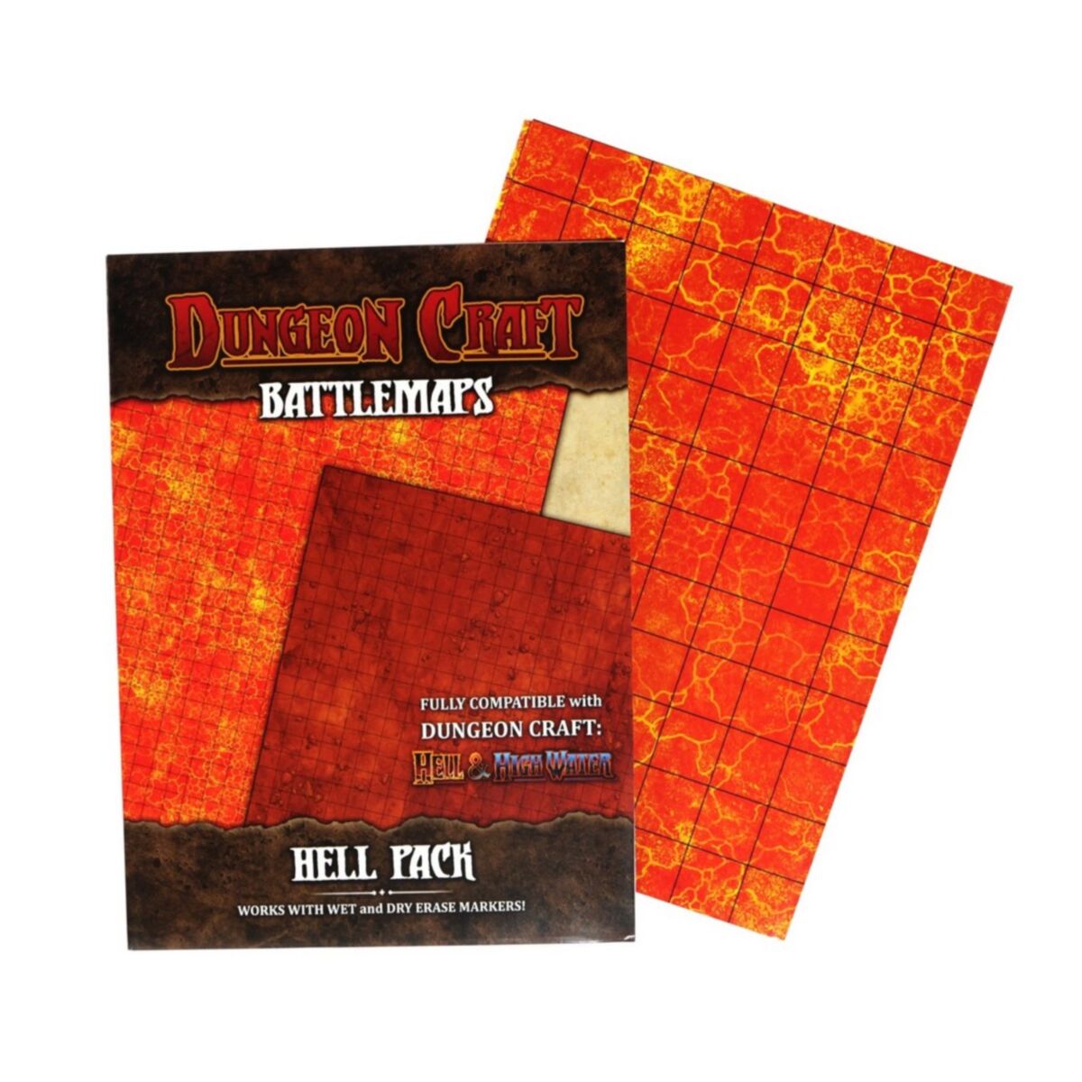 1985 Games Hell Double-Sided Battle Map