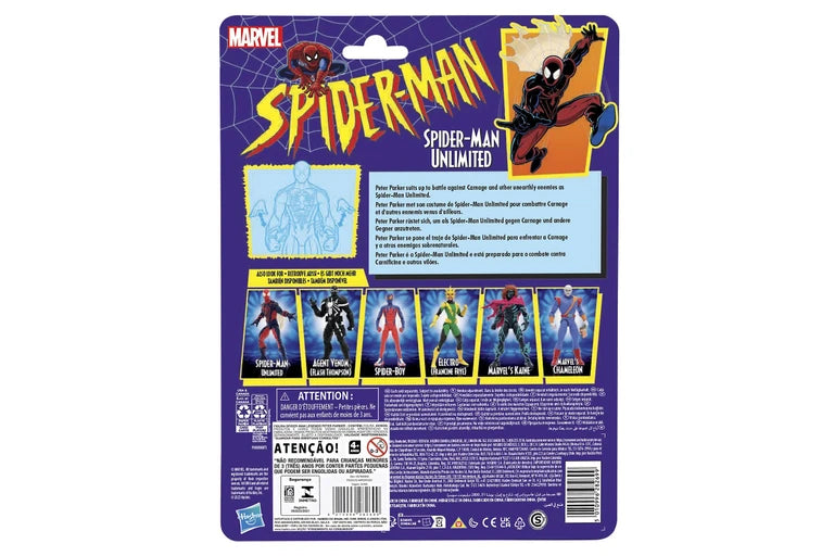 Marvel Legends: Spider-Man Unlimited - 6" Retro Figure - HobbiXchange
