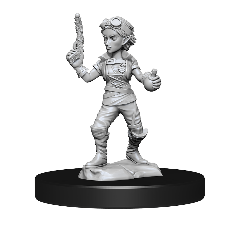 D&D Nolzurs Marvelous Unpainted Miniatures Gnome Artificer Female