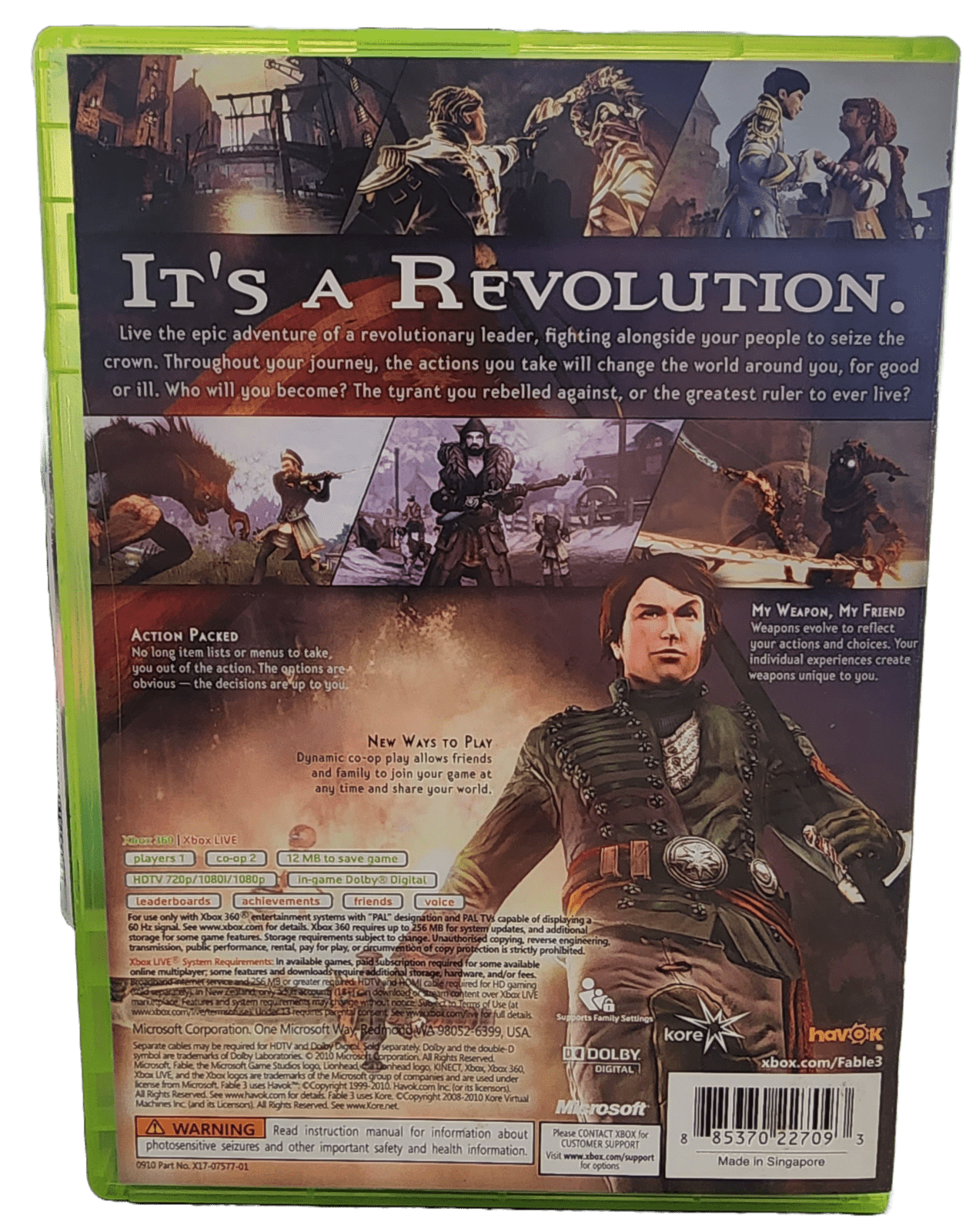 Fable 3 (XBOX 360) **COMPLETE** – – HobbiXchange Christchurch NZ