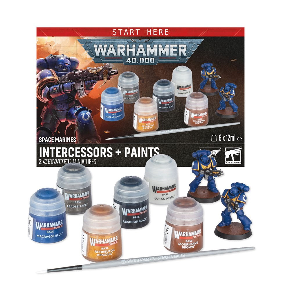 Warhammer 40K Space Marines + Paints (11th Edition)