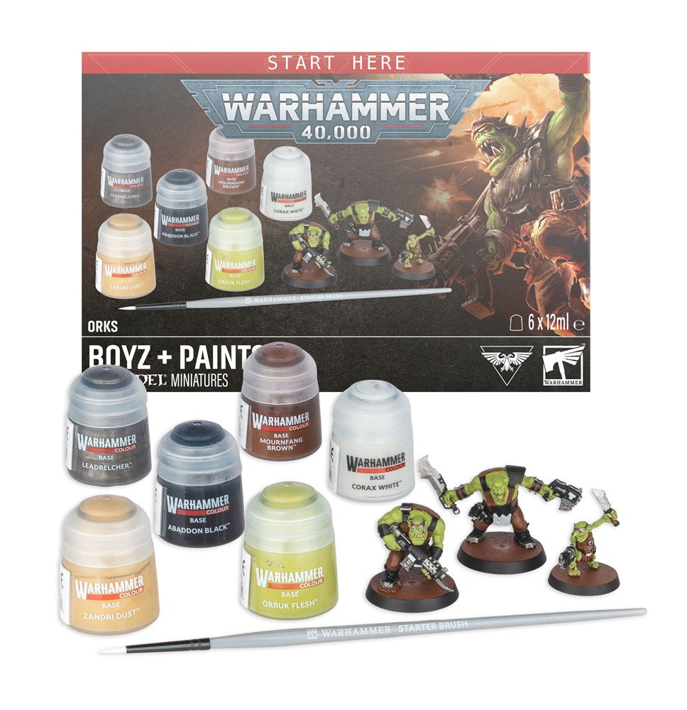 Warhammer 40K Orks + Paints (11th Edition)