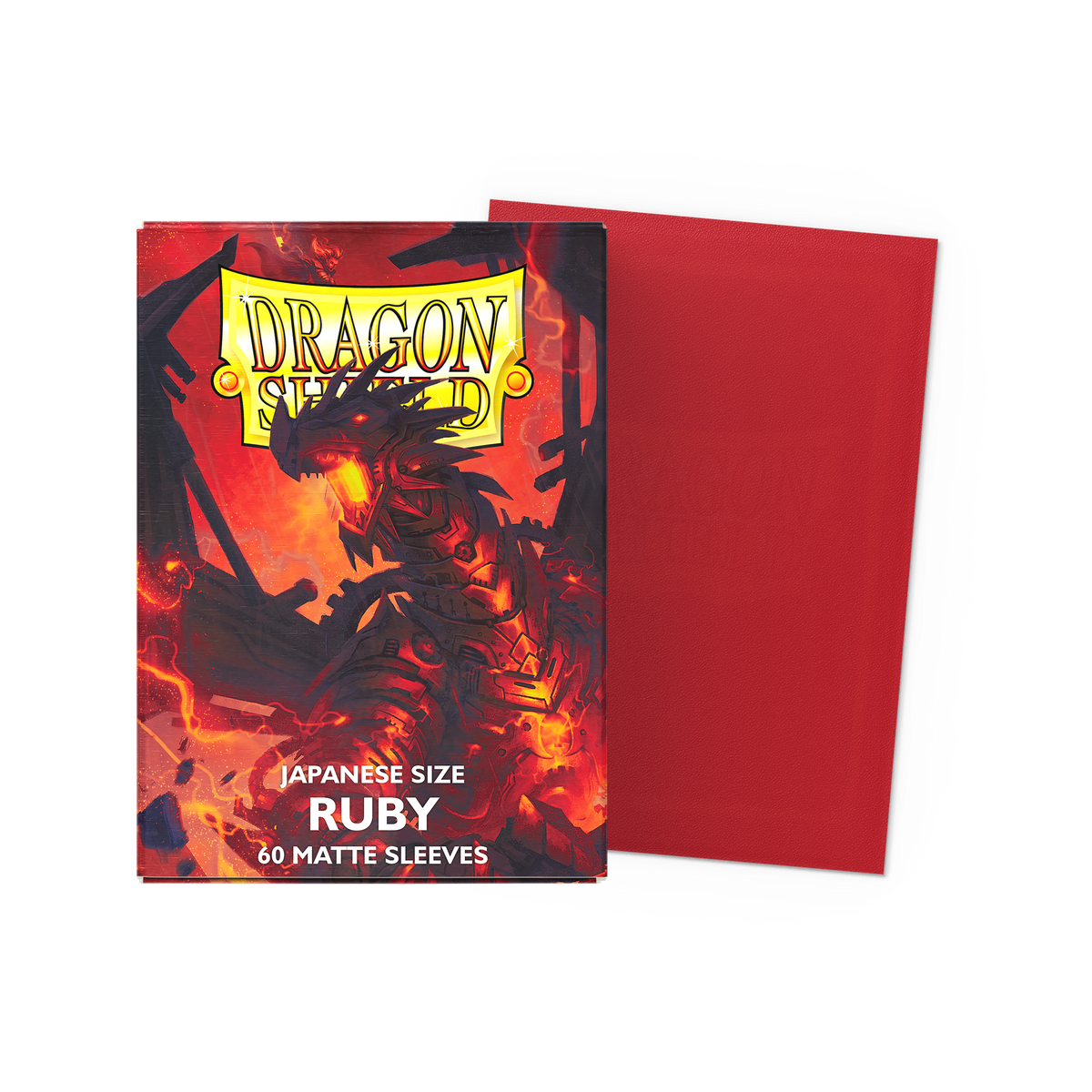 Dragon Shield Ruby - Matte Sleeves – Japanese – AT11137