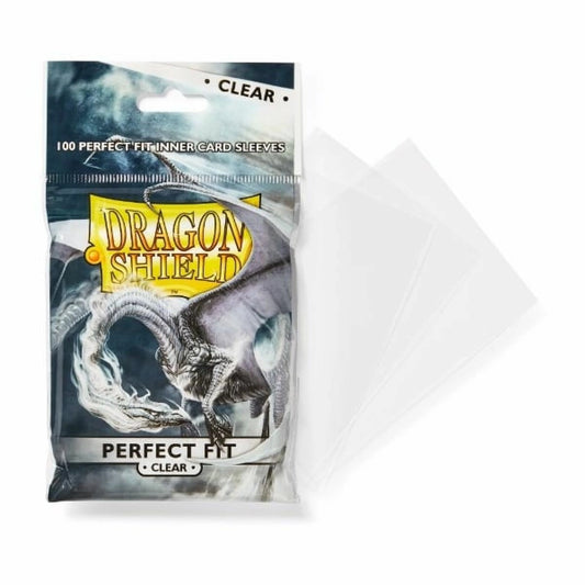 Sleeves - Dragon Shield - Perfect Fit 100/pack Clear – Trading Cards – HobbiXchange Christchurch NZ