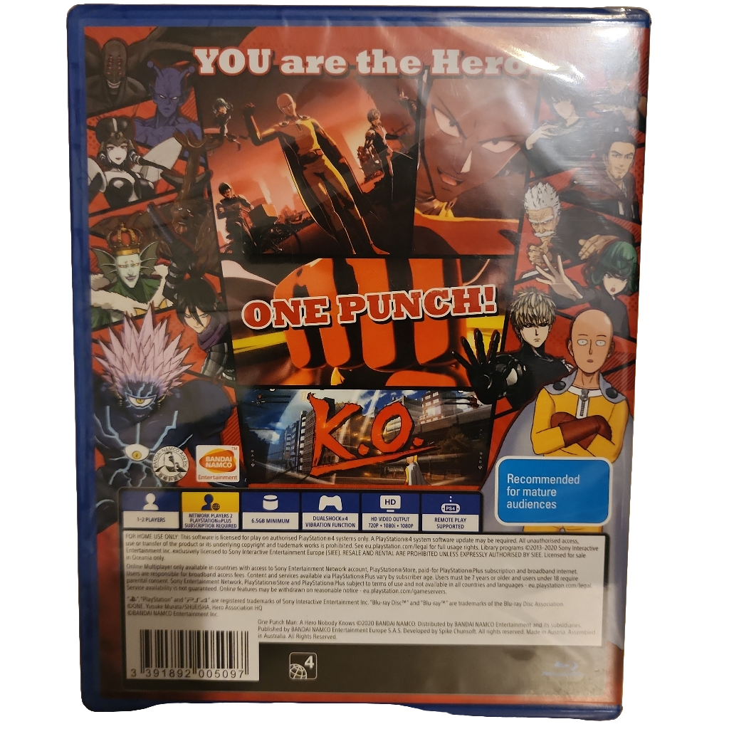 One Punch Man A Hero Nobody Knows – – HobbiXchange Christchurch NZ