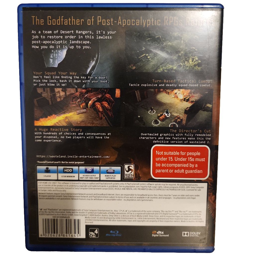 Wasteland 2 Directors Cut **Preowned** – – HobbiXchange Christchurch NZ