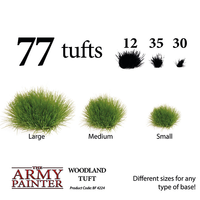 The Army Painter Woodland Tuft – dimensions, features and use information