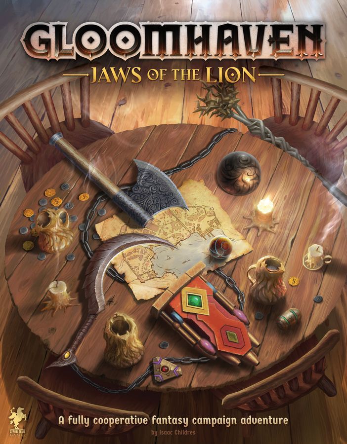 Gloomhaven: Jaws of the Lion – front cover artwork