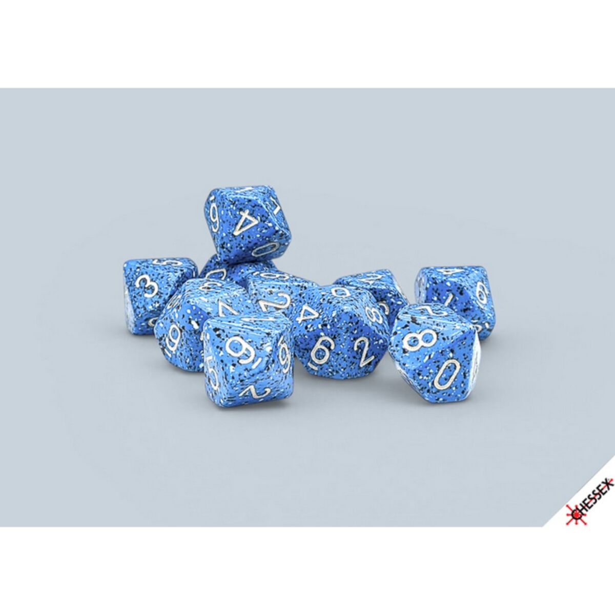 Chessex Speckled Ocean Stone D10 Dice (10)