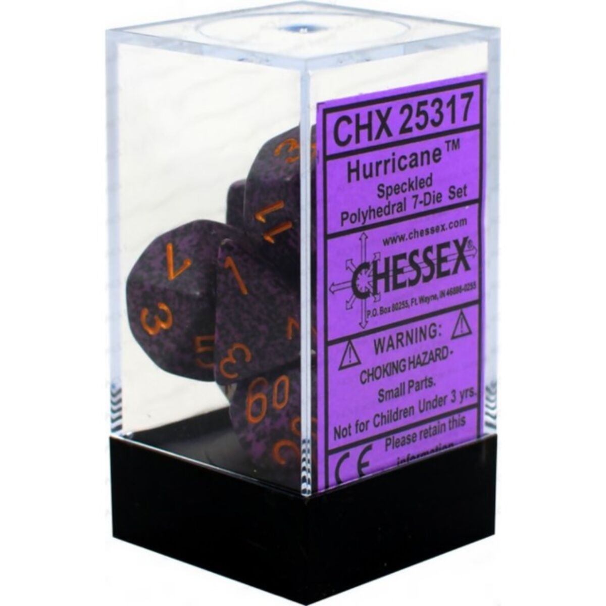Chessex Speckled Hurricane 7-Piece RPG Dice Set
