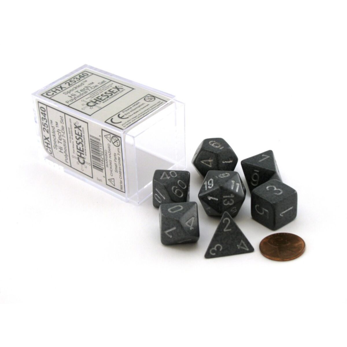 Chessex Speckled Hi-Tech 7-Piece RPG Dice Set