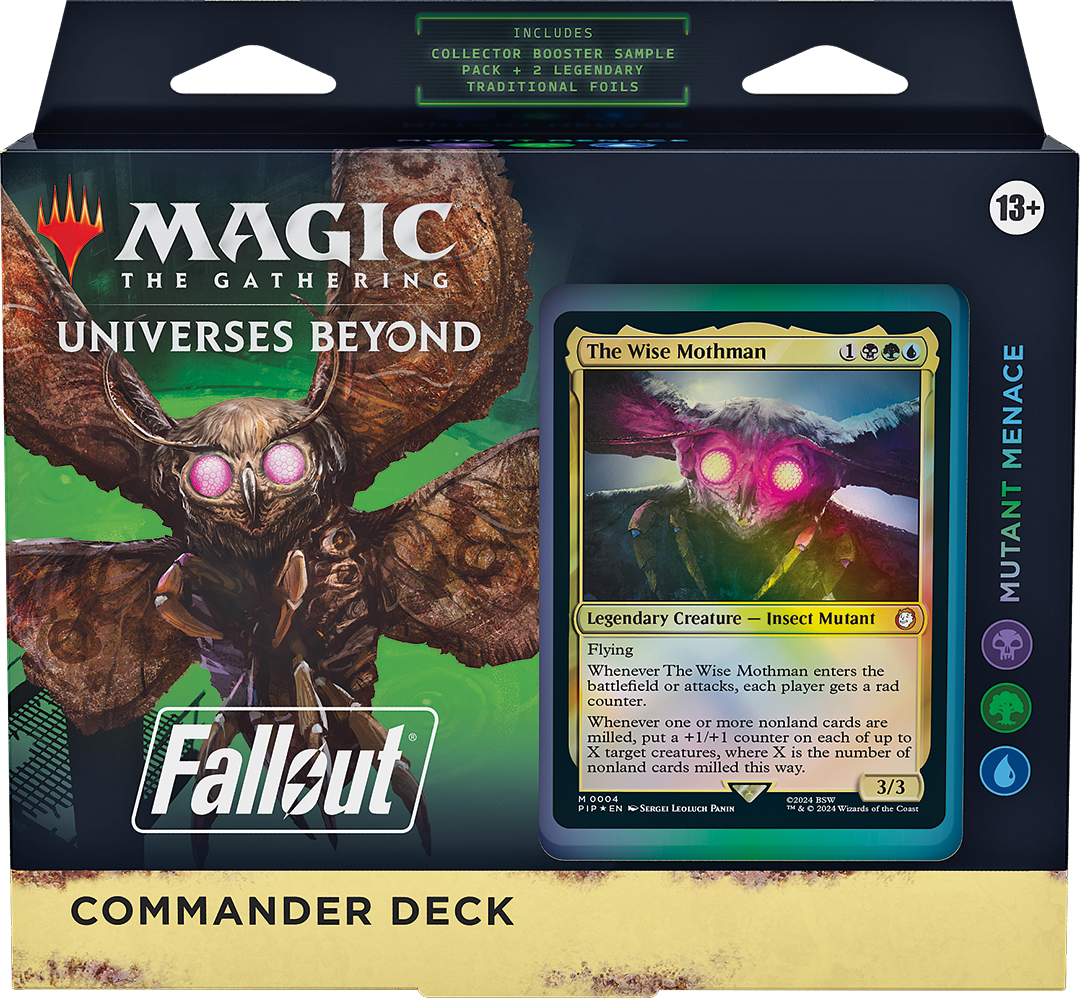 Magic The Gathering Fallout Mutant Menace Commander deck official packaging