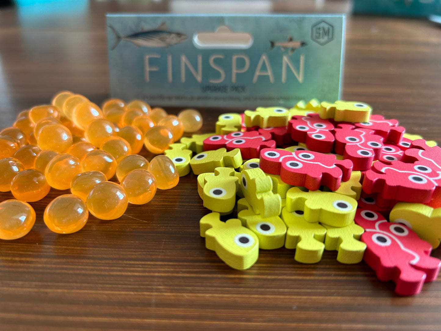 Finspan Upgrade Pack (Wooden Tokens & Squishy Eggs) – accessories – HobbiXchange Christchurch NZ