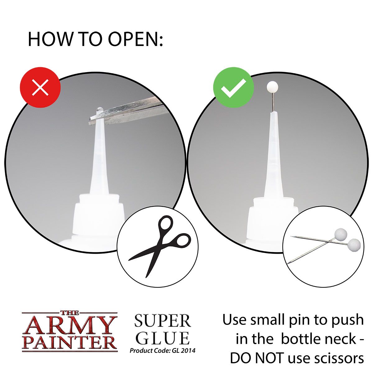 The Army Painter Super Glue – dimensions, features and use information