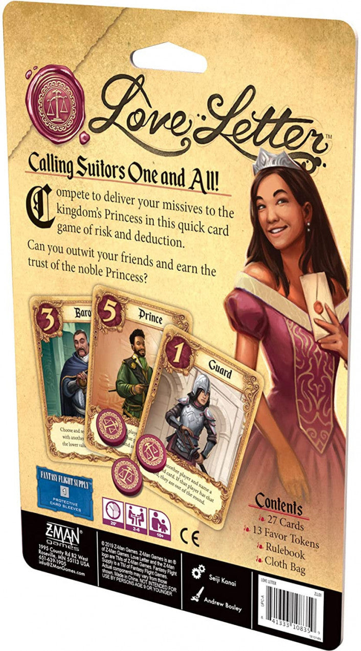 Love Letter Revised Edition – Card Game – HobbiXchange Christchurch NZ