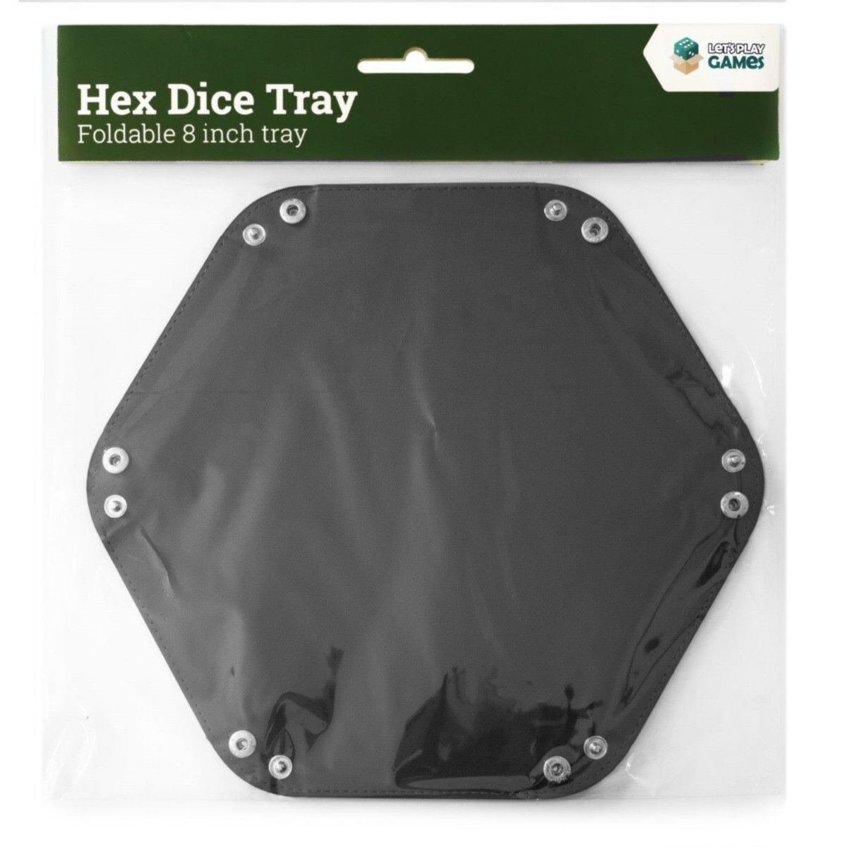 LPG Essentials Hex Dice Tray 8" Black