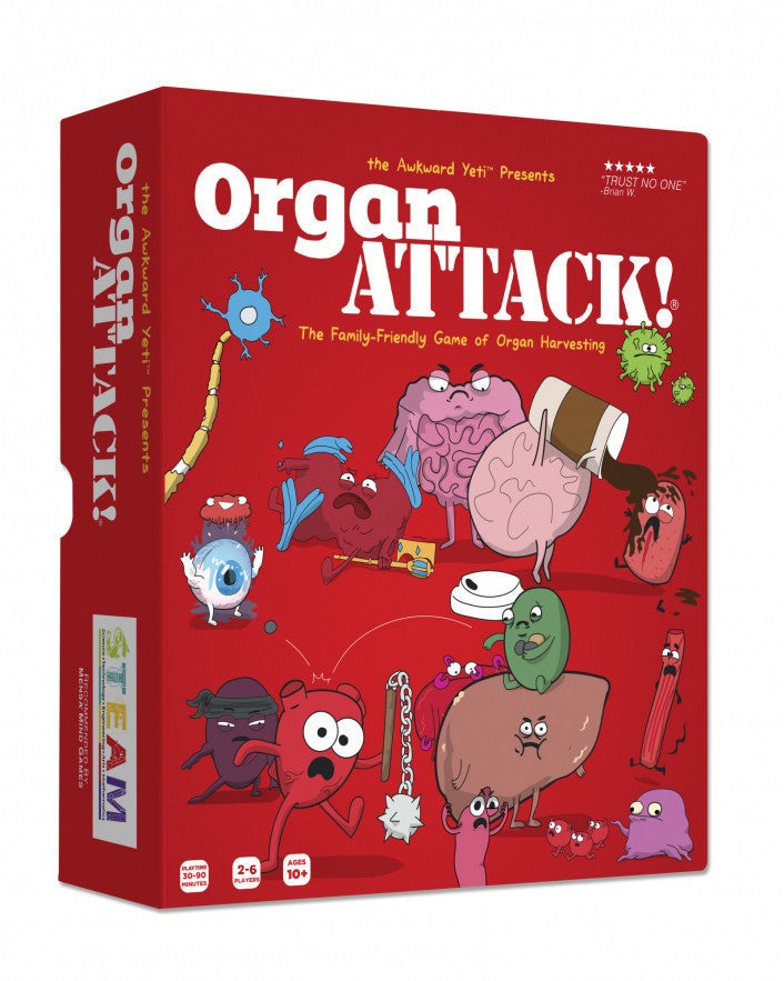 Organ ATTACK! New Edition – Board Games – HobbiXchange Christchurch NZ