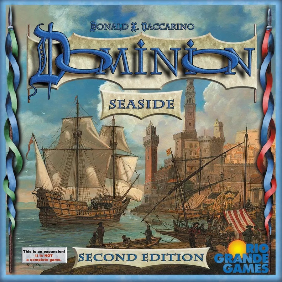 Dominion: Seaside – Second Edition Expansion – front cover artwork