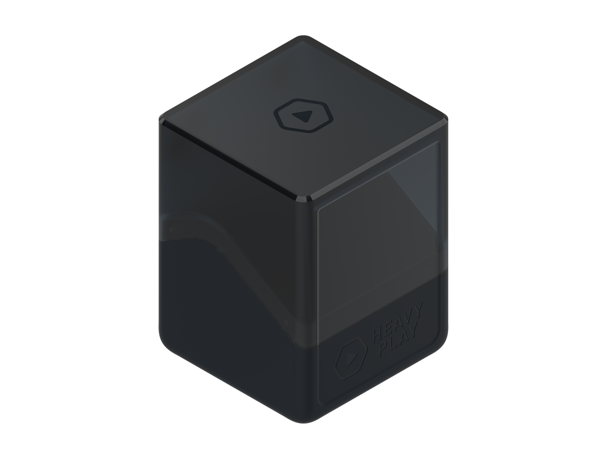Heavy Play RFG DECKBOX - WARLOCK BLACK – 100 DS – RFG-DB1-001001T