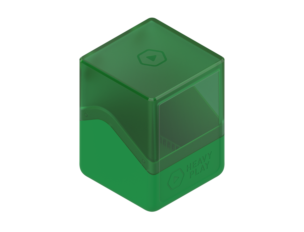 Heavy Play RFG DECKBOX - DRUID GREEN – 100 DS – RFG-DB1-012012T