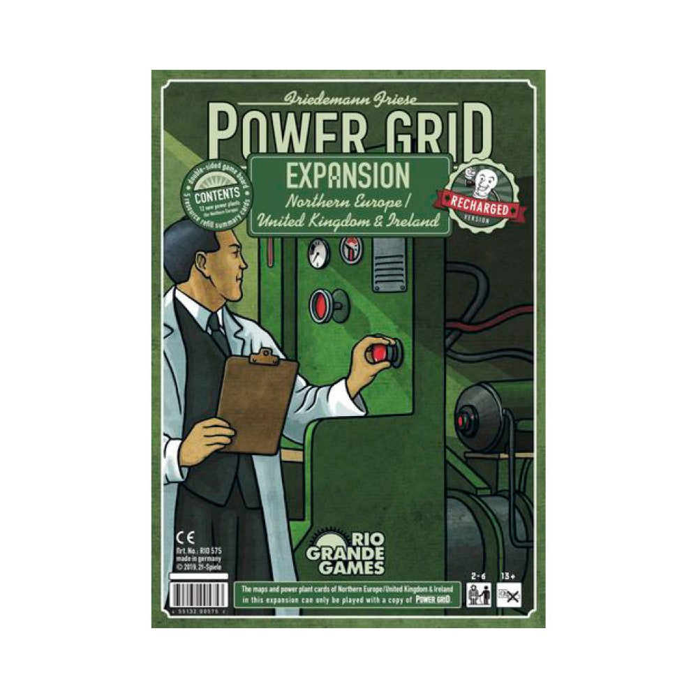 Power Grid: Northern Europe / UK & Ireland Map Expansion game box