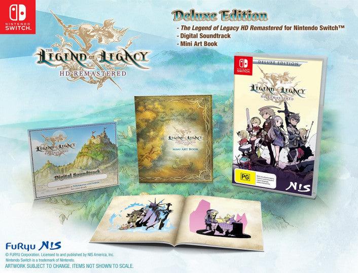 The Legend of Legacy HD Remastered - Deluxe Edition – – HobbiXchange Christchurch NZ