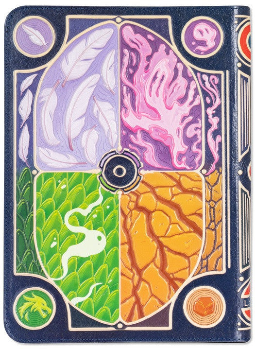 TCG Faux-Leather Elemental Trading Card Binder