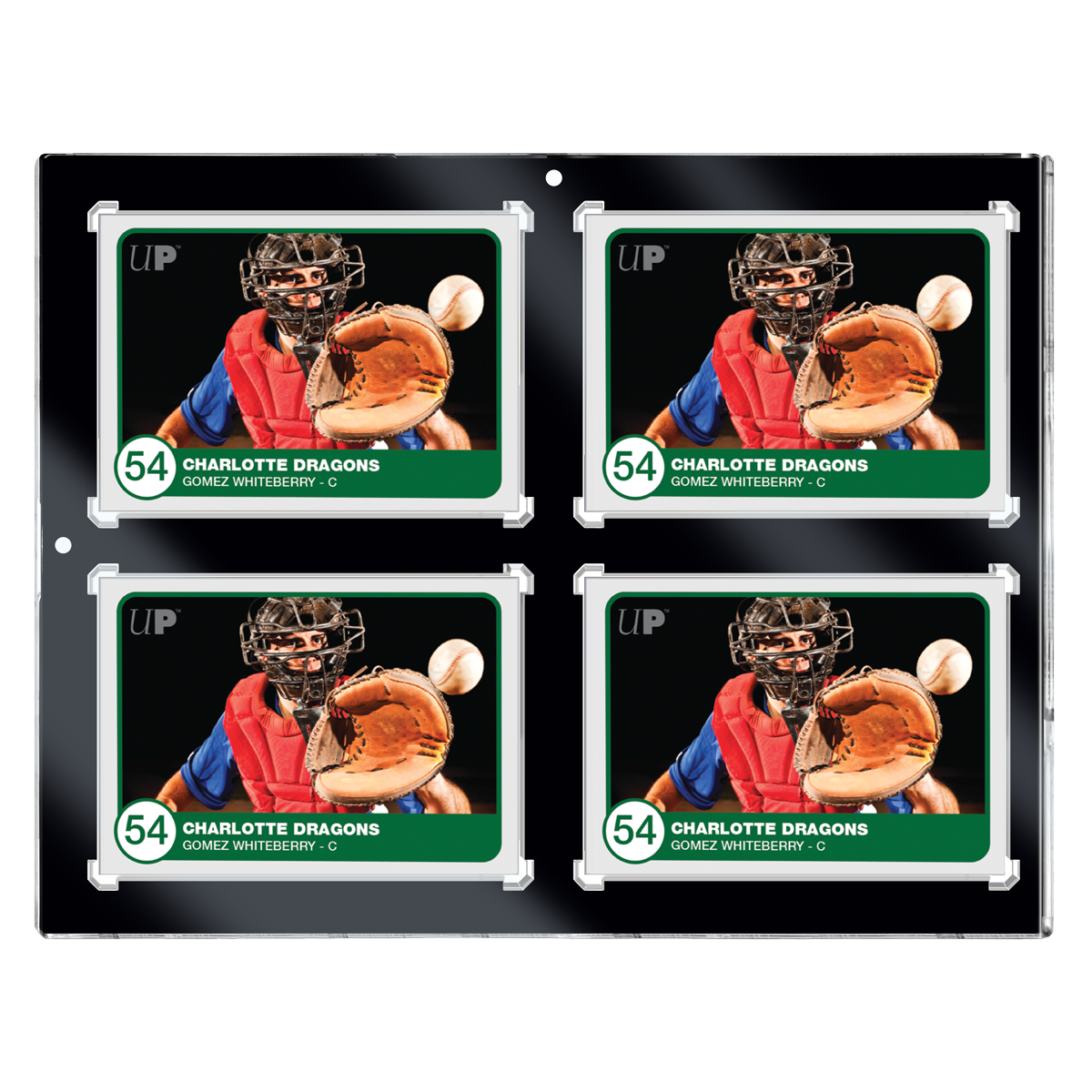 Ultra PRO 35PT 4-Card Black Border UV ONE-TOUCH Magnetic Holder – UP15401