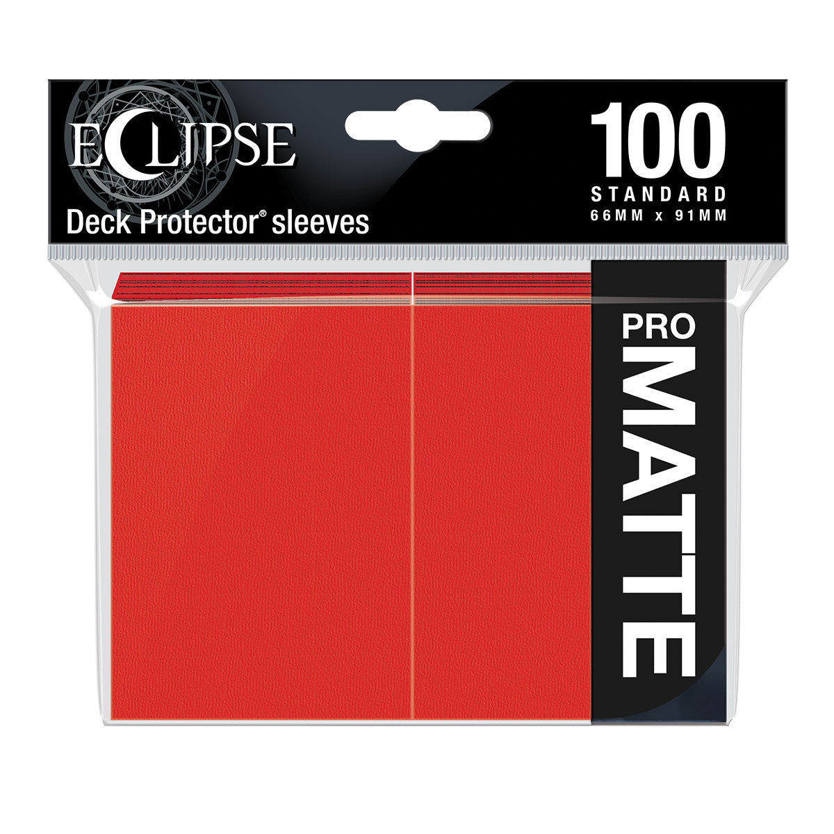 Ultra PRO ECLIPSE Matte Standard Deck Protector Sleeves (100ct) - Apple Red – UP15616