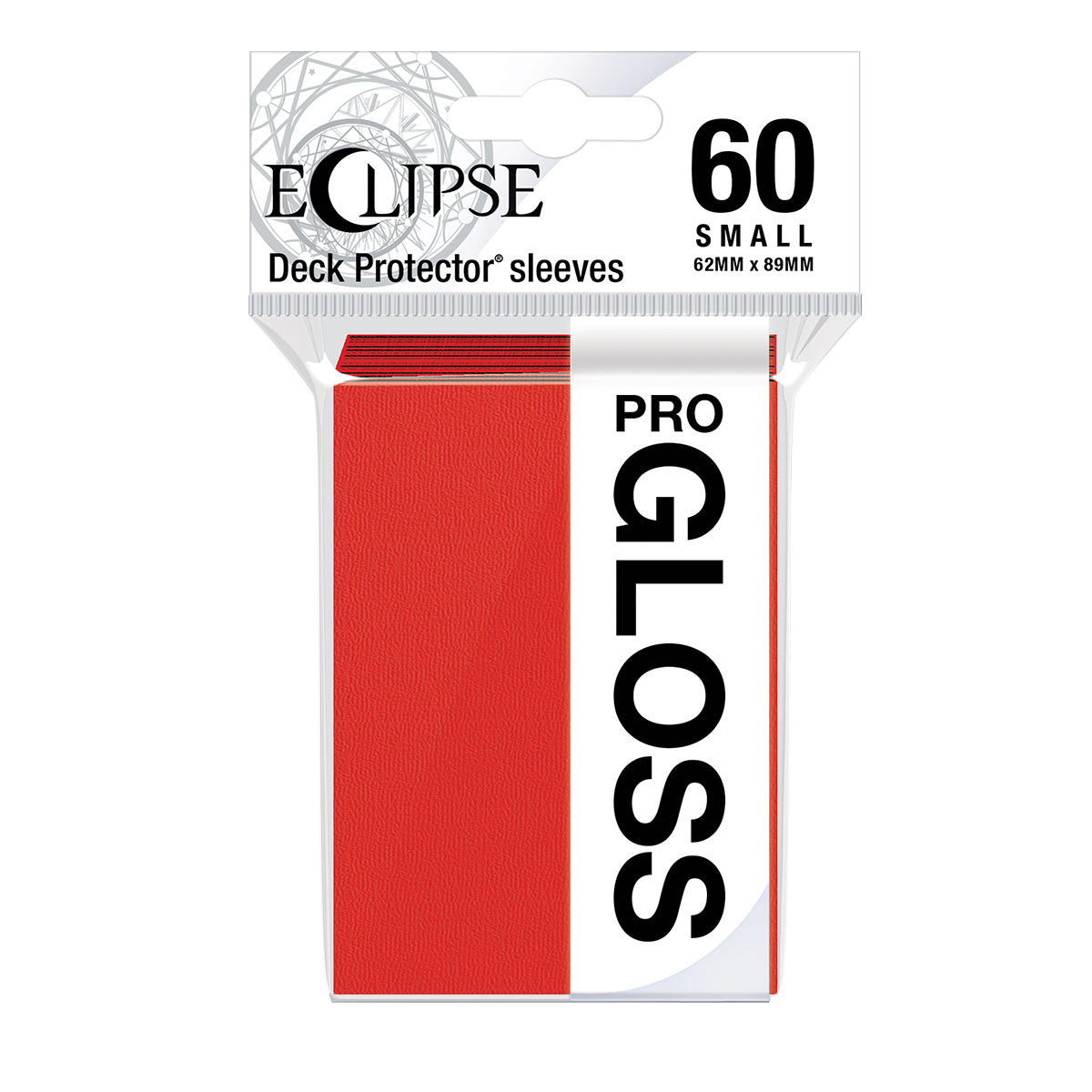 Ultra PRO ECLIPSE Gloss Small Deck Protector Sleeves (60ct) - Apple Red – UP15628
