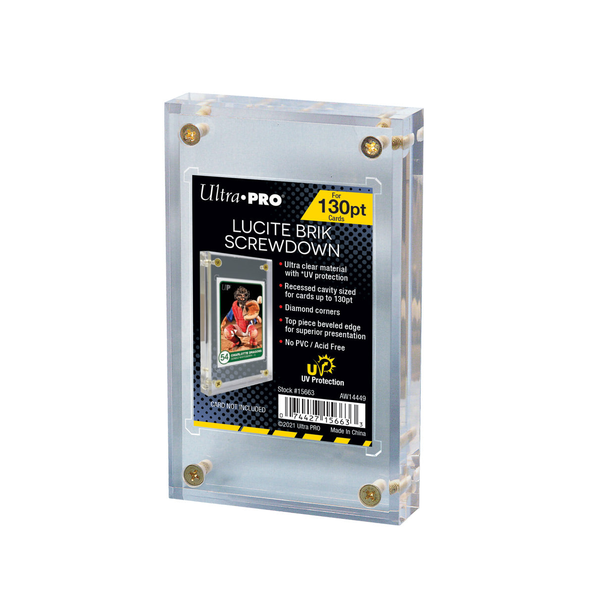 Ultra PRO Lucite Brik UV Screwdown 130PT – UP15663