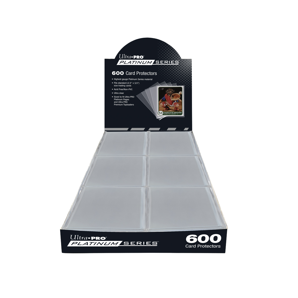 Ultra PRO Platinum Series Card Protector Sleeves for Standard Trading Cards – 6 Packs (600ct) – UP15853